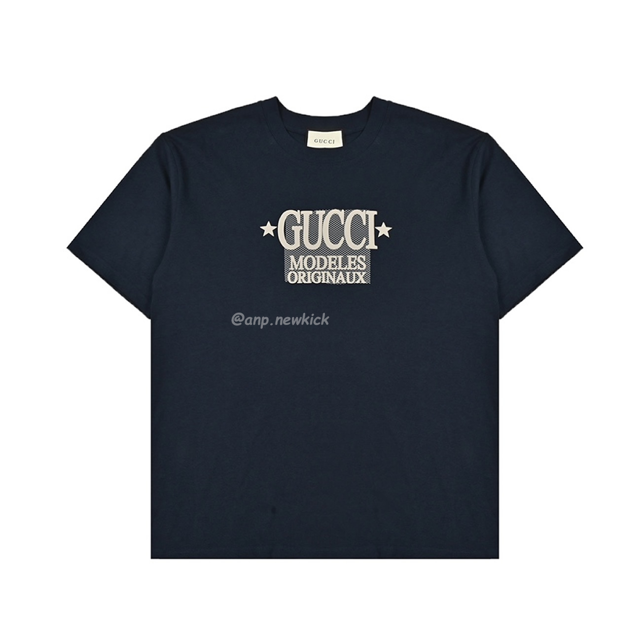 Gucci 24ss Star Tag G Letter Printed Short Sleeved T Shirt (9) - newkick.app